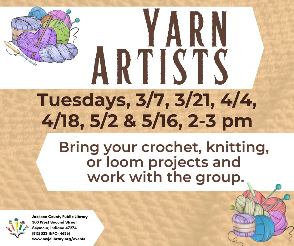 Knitting projects 'loom' at public library